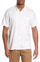 Men's Tommy Bahama St Lucia Fronds Silk Camp Shirt, Size - White