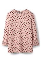 Women's Boden High Neck Flare Cuff Top - Pink