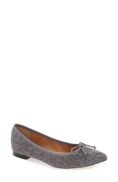 Women's Corso Como 'recital' Pointy Toe Flat M - Grey