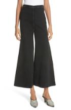 Women's Rachel Comey Absolute Herringbone Weave Wide Leg Pants - Black