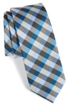 Men's The Tie Bar Check Silk Tie, Size - (online Only)
