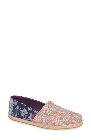 Women's Toms Alpargata Espadrille Slip-on B - Blue