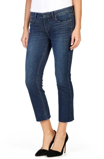 Women's Paige Riley Slim Crop Flare Jeans - Blue