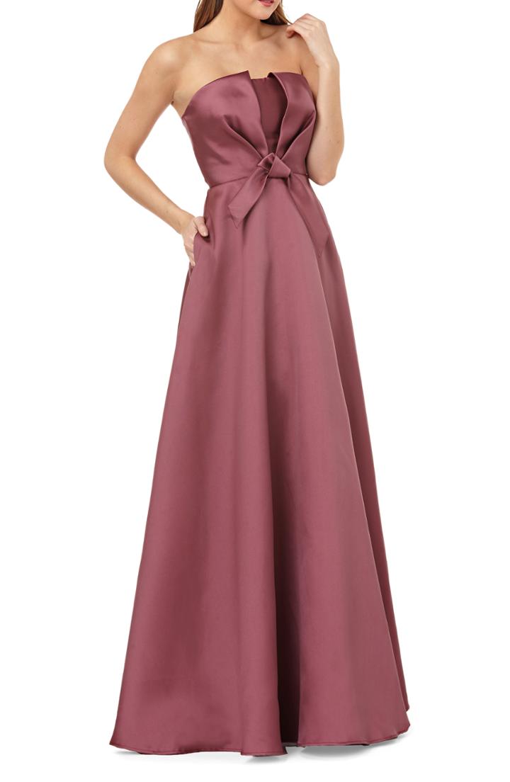 Women's Kay Unger Velvet Print Gown