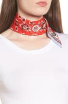 Women's Tory Burch Embellished Floral Scarf