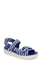 Women's Tory Sport Flatform Sandal M - Blue