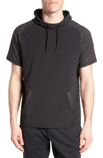 Men's Zella Pyrite Tech Hoodie - Black