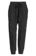 Women's Joie Florimel Crop Linen Jogger Pants - Black