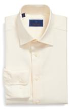 Men's David Donahue Regular Fit Oxford Dress Shirt .5 - 32/33 - Ivory
