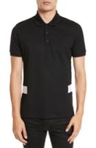 Men's Givenchy Cuban Fit Grosgrain Band Polo, Size - Black