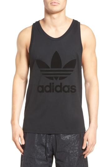 Men's Adidas Originals Mix Media Tank - Black