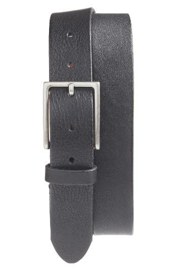 Men's Bosca The Sicuro Leather Belt - Black