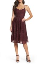 Women's Bb Dakota Galena Lace Dress - Burgundy