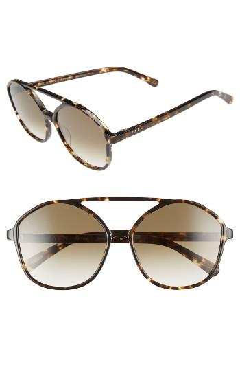 Women's Raen Torrey 58mm Aviator Sunglasses - Brindle Tortoise