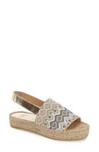 Women's Earthies 'milos' Slingback Wedge .5 M - Brown