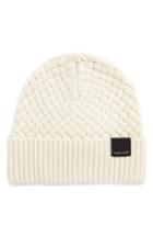 Women's Canada Goose Merino Wool Basket Stitch Beanie - Ivory