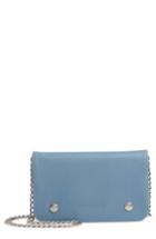 Women's Salvatore Ferragamo City Quilted Gancio Leather Wallet On A Chain - Black