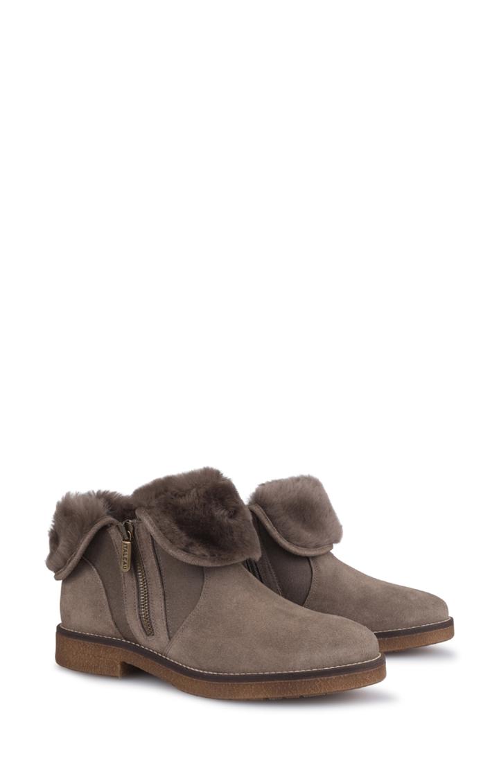 Women's Italeau Rosie Genuine Shearling Lined Bootie Us / 35eu - Beige