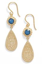Women's Anna Beck Blue Quartz Double Drop Earrings
