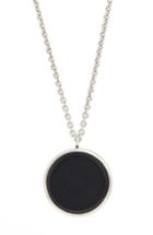 Women's Tom Wood Black Onyx Medallion Necklace