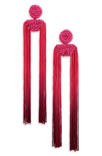 Women's New Friends Colony Tropicana Long Tassel Earrings