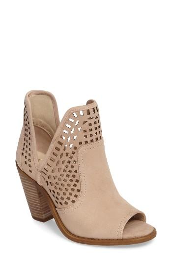 Women's Jessica Simpson Cherrell Open Toe Bootie M - Ivory