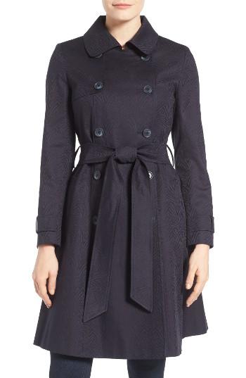 Women's Charles Gray London Zebra Stripe Trench Coat