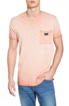Men's Scotch & Soda Oil Washed T-shirt - Coral