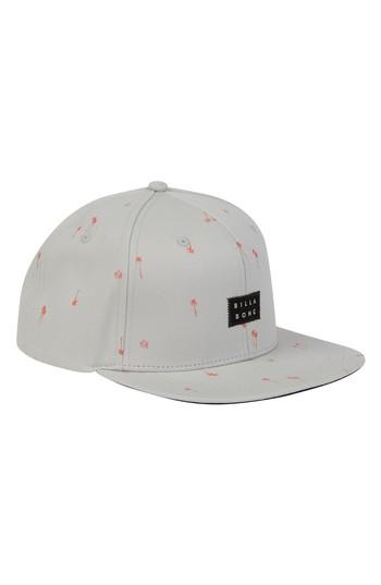 Men's Billabong Sundays Snapback Hat - Grey