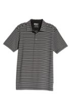 Men's Bobby Jones Control Stripe Jersey Polo, Size - Black