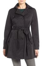 Women's Betsey Johnson Corset Back Trench Coat