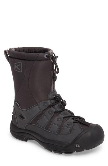 Men's Keen Winterport Ii Waterproof Insulated Snow Boot .5 M - Black