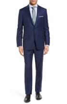 Men's Hickey Freeman Beacon Classic Fit Windowpane Wool Suit