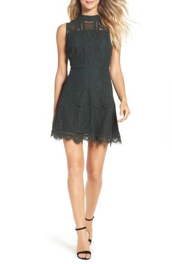 Women's Bb Dakota Reese Lace Fit & Flare Dress