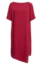 Women's Eileen Fisher Asymmetrical Silk Shift Dress