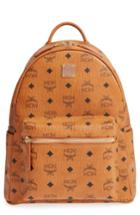 Mcm Small Stark - Visetos Backpack - Brown