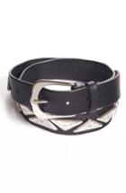 Women's Isabel Marant Nyzo Studded Leather Belt - Black