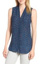 Women's Nic+zoe Stamps Top - Blue