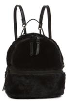 Steve Madden Mini Faux Fur Convertible Backpack -