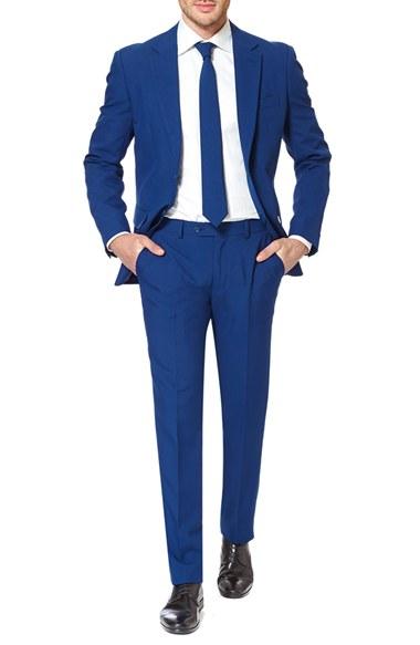 Men's Opposuits 'navy Royale' Trim Fit Two-piece Suit With Tie