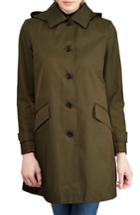 Women's Lauren Ralph Lauren Hooded Raincoat - Green