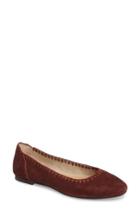 Women's Jack Rogers Ellie Flat M - Burgundy