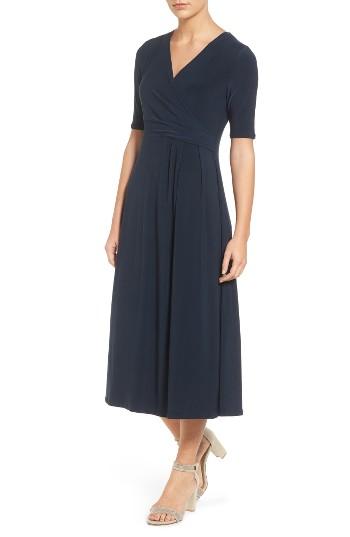 Women's Chaus Faux Wrap Midi Dress