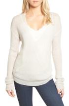 Women's Cupcakes And Cashmere Sternberg V-neck Sweater - Grey