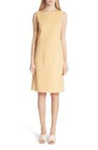 Women's Lafayette 148 New York Paxton Sleeveless Sheath Dress, Size - Yellow