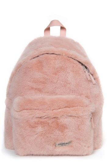 Eastpak Padded Pak'r Faux Fur Backpack - Pink