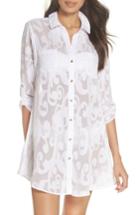 Women's Lilly Pulitzer Natalie Shirtdress Cover-up - White
