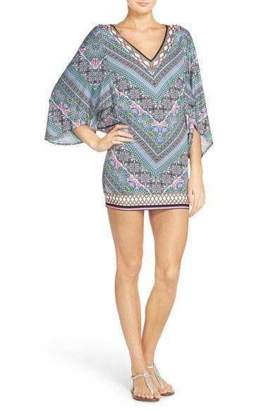 Women's Laundry By Shelli Segal Bohemian Tulip Cover-up Tunic
