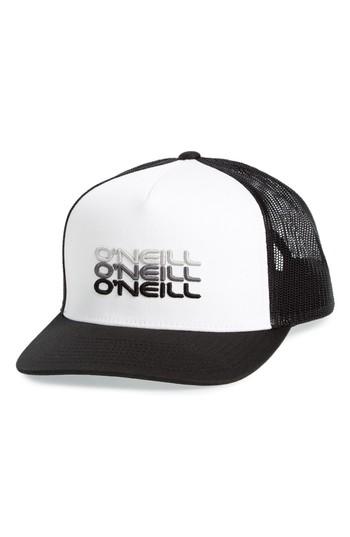 Men's O'neill Stacker Trucker Hat - Black