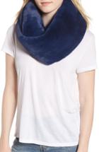 Women's Heurueh Faux Fur Infinity Scarf, Size - Blue